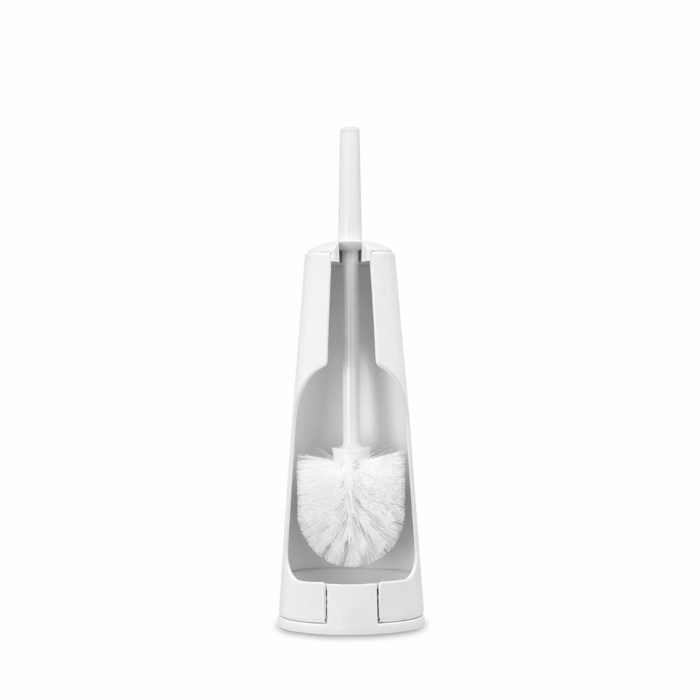 Brabantia ReNew Toilet Brush Set, WC Set, Toilet Brush, Toilet Brush, White, 414664
