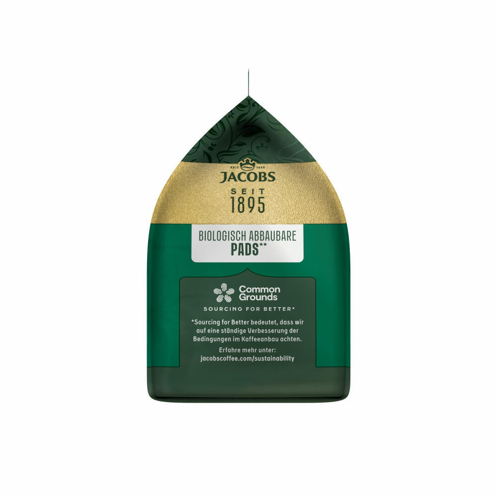 Jacobs Kaffeepads Crema Pads, Klassisch, Samtiger & Weicher Geschmack, Kaffee, 18 Pads