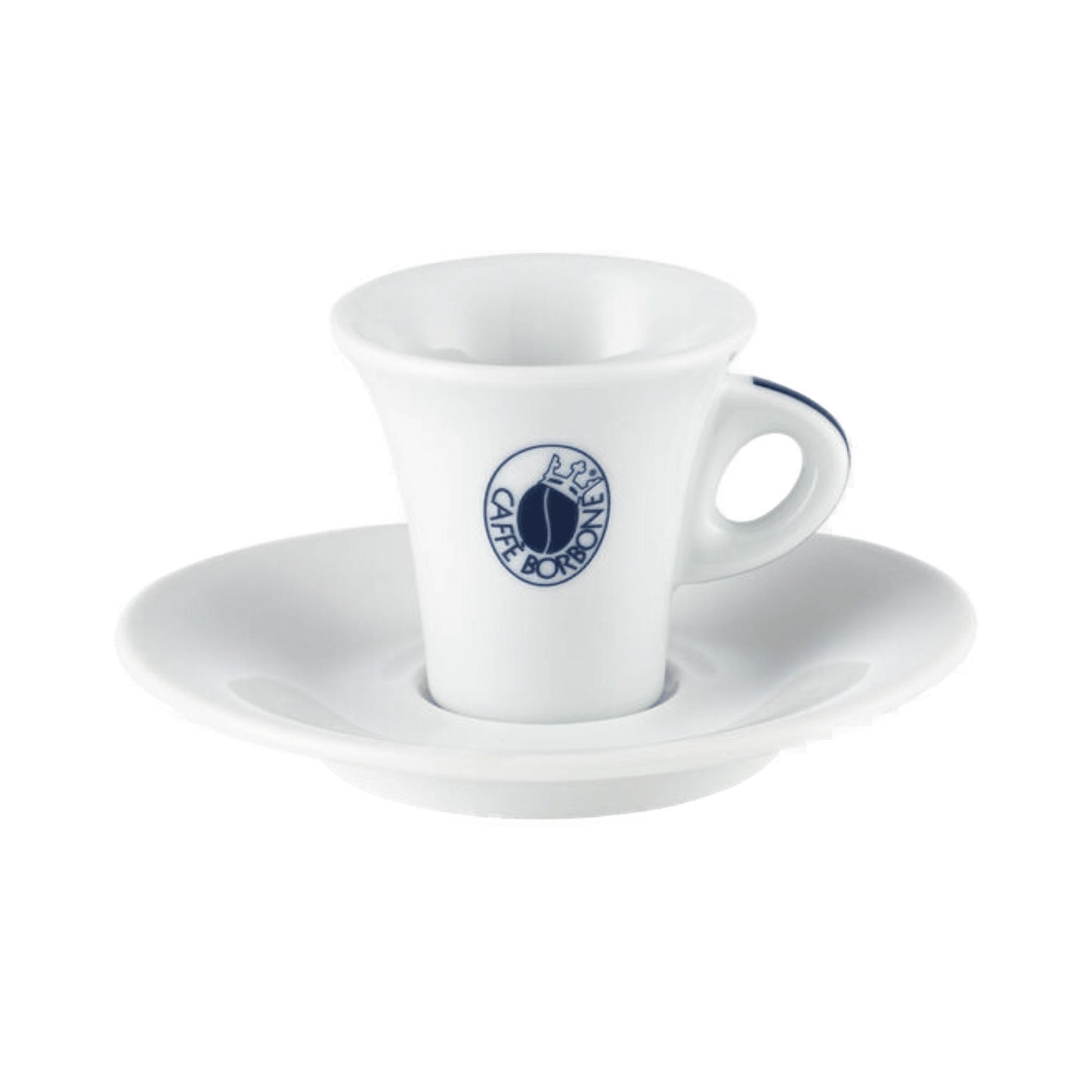 Caffè Borbone Kaffeetasse 6er Set mit Untertasse, Porzellan, 50 ml