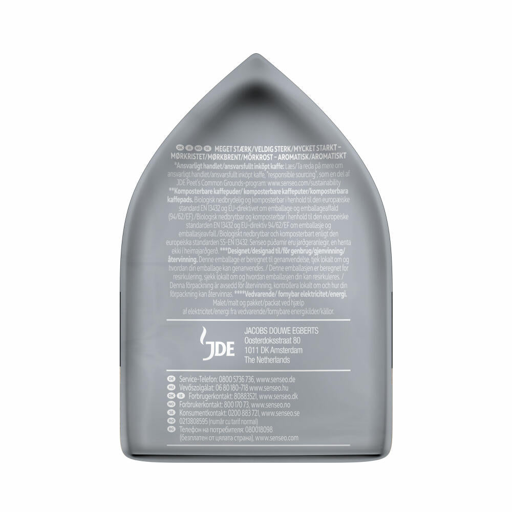 Senseo Type Espresso, Coffee Pads, Aromatic and Full-Bodied, Roasted Coffee, Coffee, 16 Pads