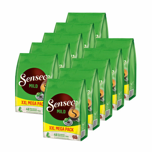Senseo Kaffeepads Mild Roast, Feiner und Samtweicher Geschmack, Kaffee Pads für Kaffepadmaschinen, 480 Pads