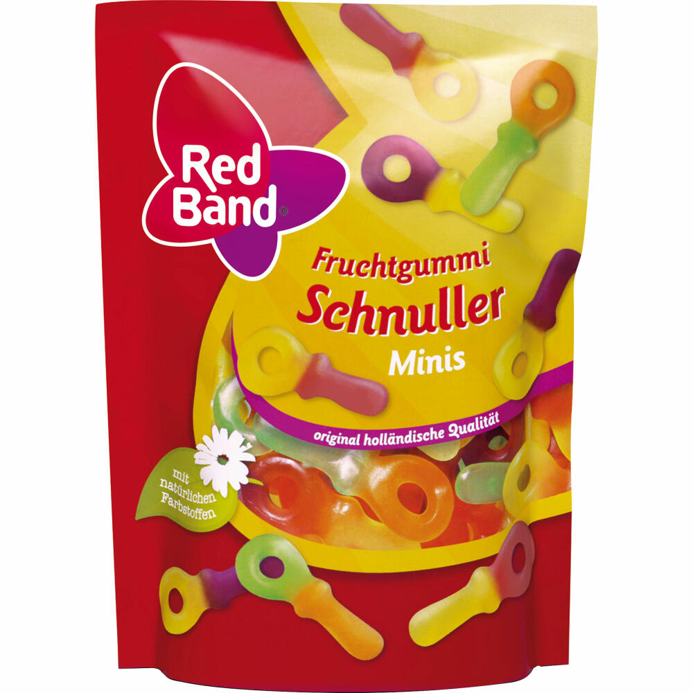Red Band Fruchtgummi Schnuller Premium, Minis, Weingummi, im Beutel, Tüte, 200 g
