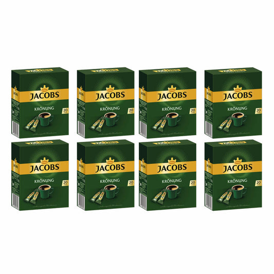 Jacobs Krönung, Instant Kaffee, Getränkepulver zum Aufgießen, 160 Portionen à 1.8 g