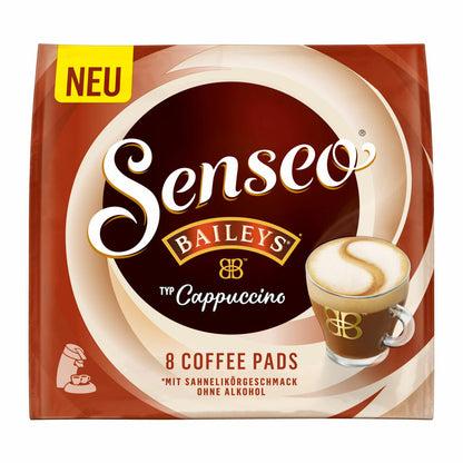 Senseo Typ Cappuccino Baileys Kaffeepads, Aromatisch, Kaffee, Löslicher Kaffee, 4 x 8 Pads