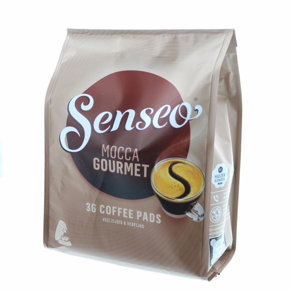 Senseo Kaffeepads Mocca Gourmet, Frisch & Intensiv, Kaffee für Kaffeepadmaschinen, 36 Pads