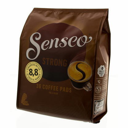Senseo Kaffeepads Kräftig / Strong, Intensiver und Vollmundiger Geschmack, Kaffee, 360 Pads