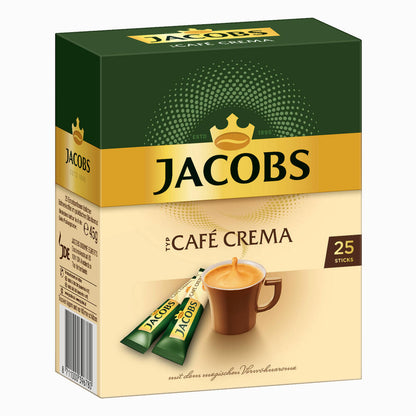 Jacobs Typ Café Crema, 3er Pack, löslicher Kaffee, Instantkaffee, Instant, 3 x 25 Portionen
