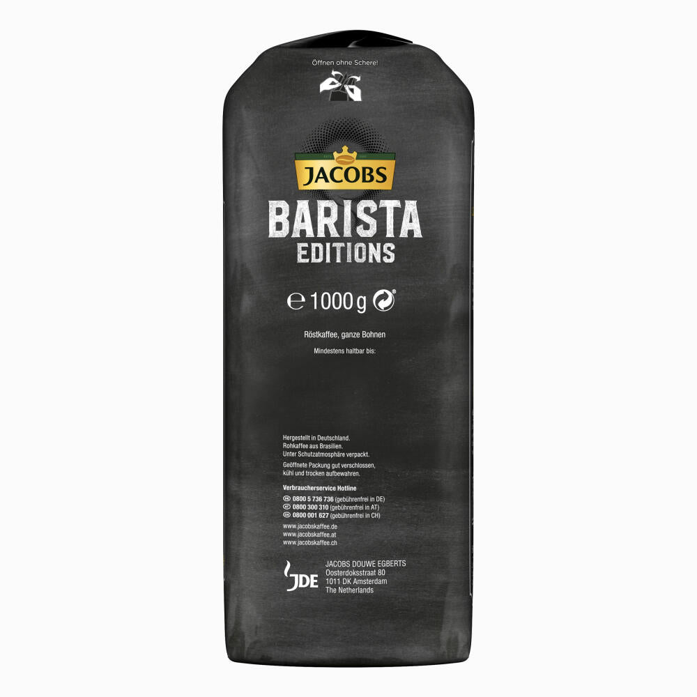 Jacobs Barista Editions Selektion des Jahres Brasilien, 2er Pack, Bohnenkaffee, ganze Bohnen, Röstkaffee, Kaffeebohnen, 2 x 1000 g