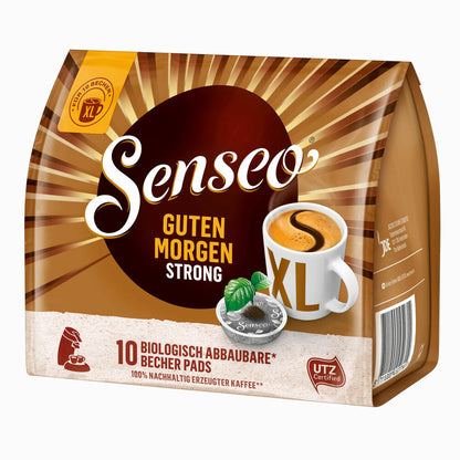 Senseo Kaffeepads Guten Morgen Strong XL, Stark & Intensiv, 50 Kaffee Pads
