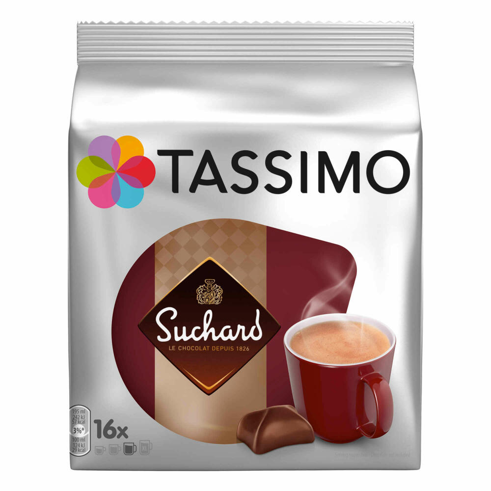 Tassimo Suchard Kakao-Spezialität, Schokolade, Kapsel, 4 x 16 T-Discs