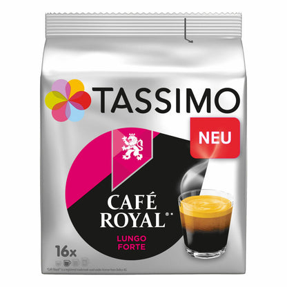 Tassimo Café Royal Lungo Forte, Kaffee, Kaffeegetränk, Kaffeekapsel, 64 T-Discs / 64 Portionen