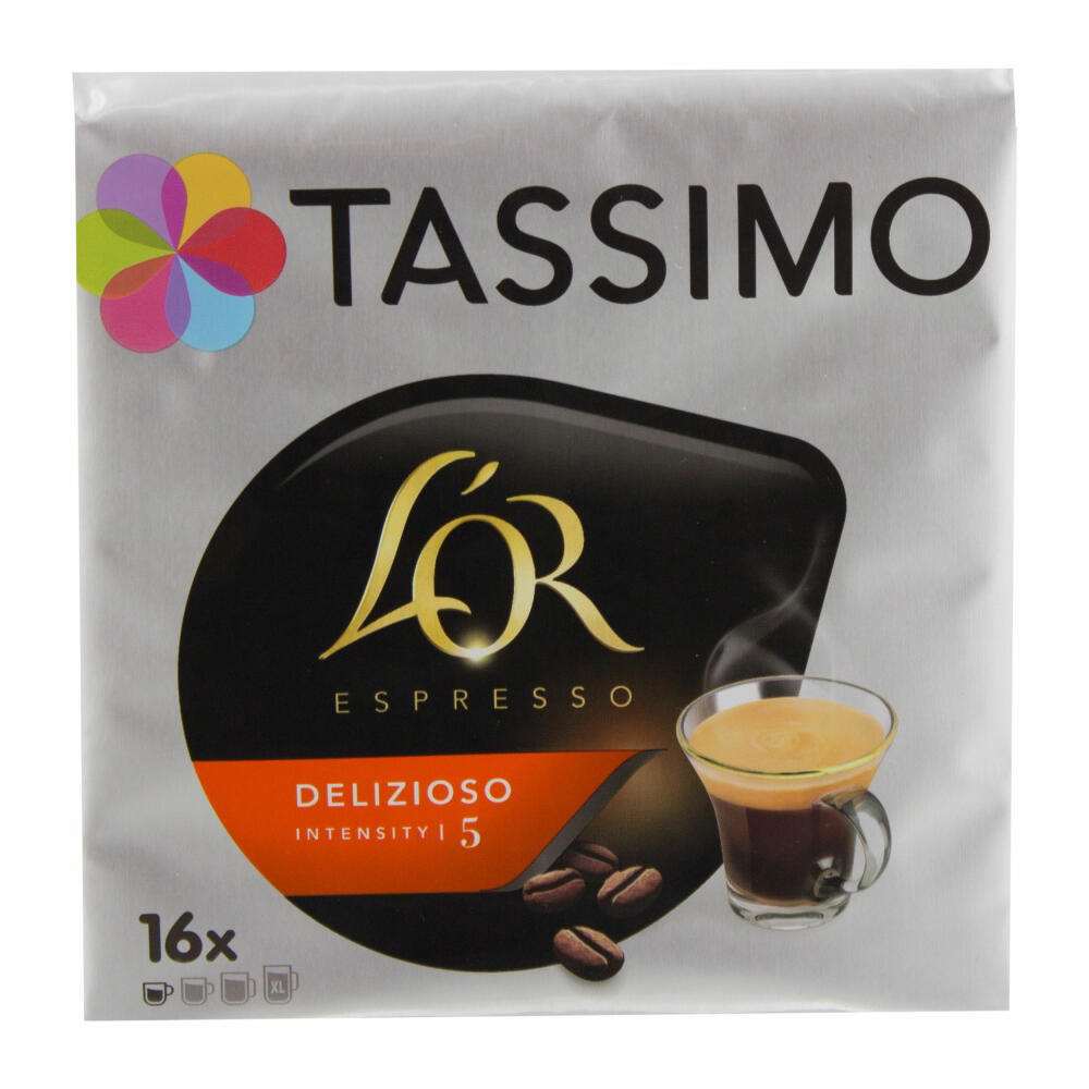 Tassimo L'Or Espresso Delizioso, Kaffee, Kaffeekapsel, Gemahlener Röstkaffee, 80 T-Discs