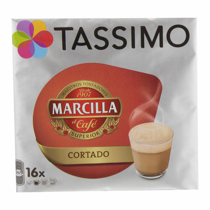 Tassimo Marcilla Cortado, Kaffee, Kaffeekapsel, Bohnenkaffee, Milchkaffee, 64 T-Discs