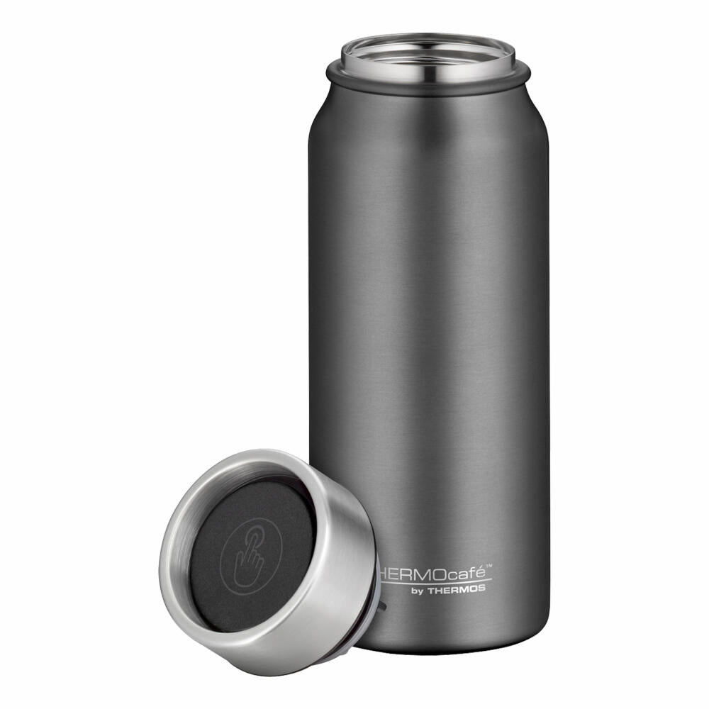Thermos TC Drinking Mug, Thermobecher, Trinkbecher, Isobecher, Thermo Becher, Edelstahl, Cool Grey, 500 ml, 4097.234.050