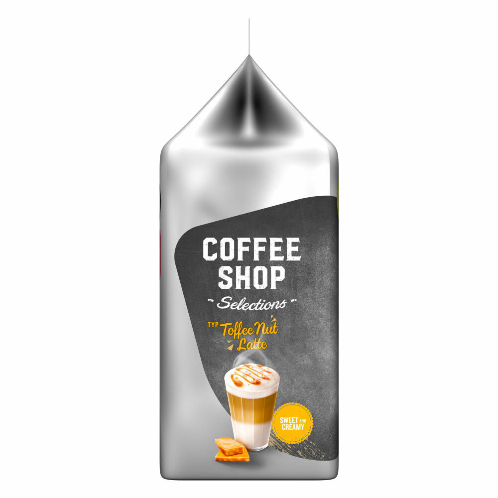 Tassimo Toffee Nut Latte, Coffee Shop Selections, Karamell-Geschmack, 268 g, 16 T-Discs / 8 Portionen