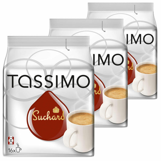 Tassimo Suchard Kakao-Spezialität, Schokolade, Kapsel, 3 x 16 T-Discs