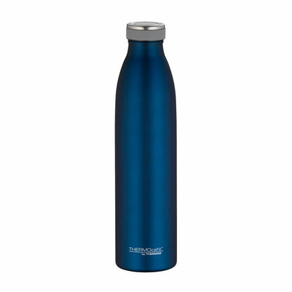 THERMOS ThermoCafé Thermosflasche TC Bottle, Trinkflasche, Iso Flasche, Edelstahl Matt, Saphir Blue, 0.75 L, 4067.259.075