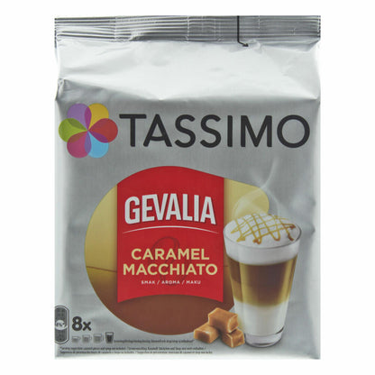 Tassimo Gevalia Caramel Latte Macchiato, 5er Set, Kaffee, Gemahlener Röstkaffee, Kaffeekapsel, 40 T-Discs
