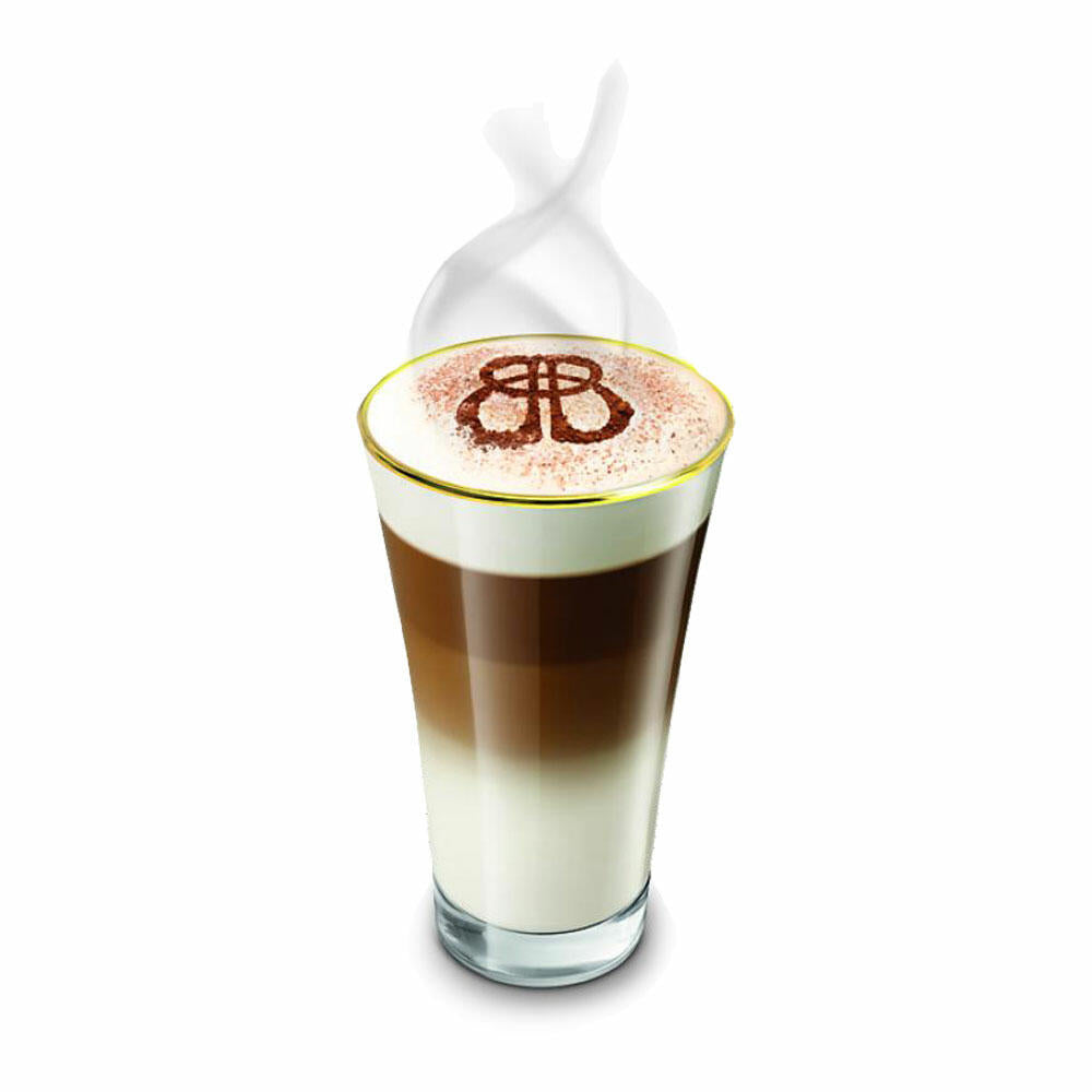 Tassimo Latte Macchiato Baileys Geschenkset mit Glas, 5-tlg, Kaffee mit Sahneliköraroma, Kaffeekapsel, T-Disc, Milchkaffee