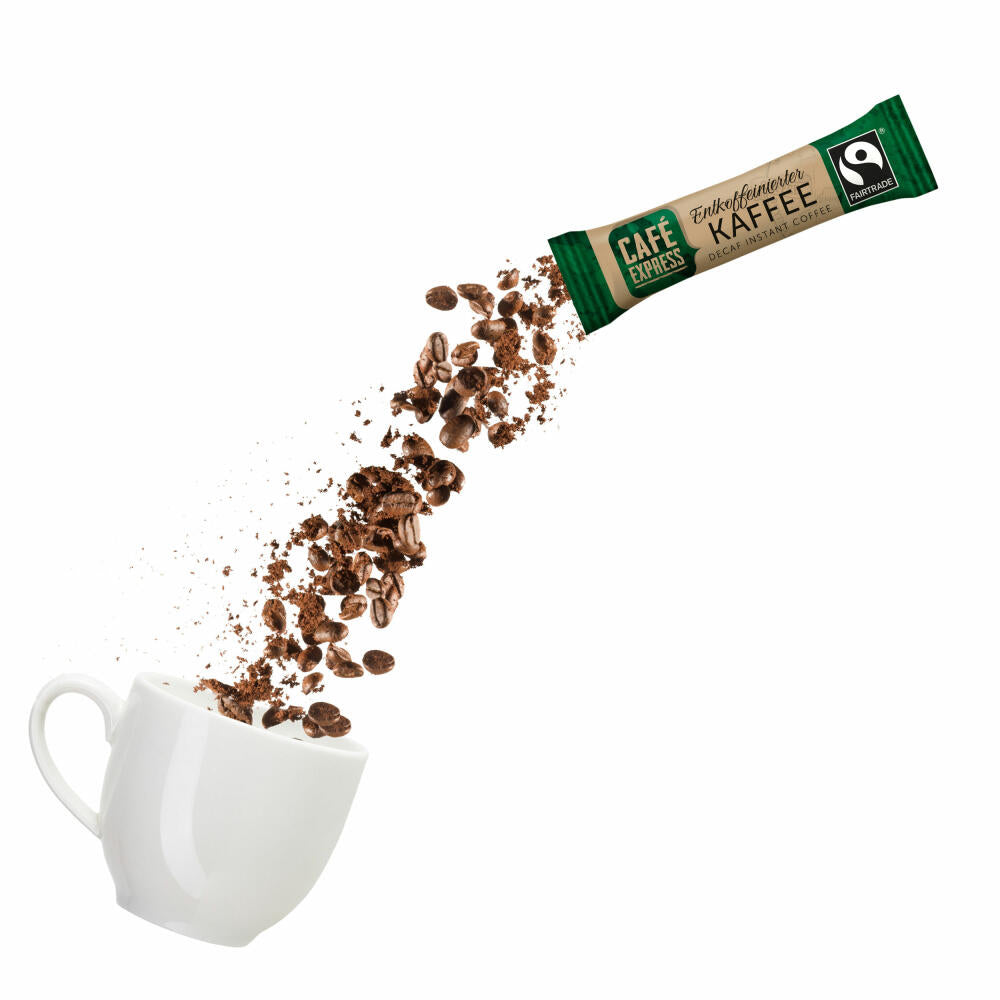 Café Express Kaffeesticks entkoffeiniert, löslicher decaf Kaffee, Instantkaffee, 500 x 1.5 g