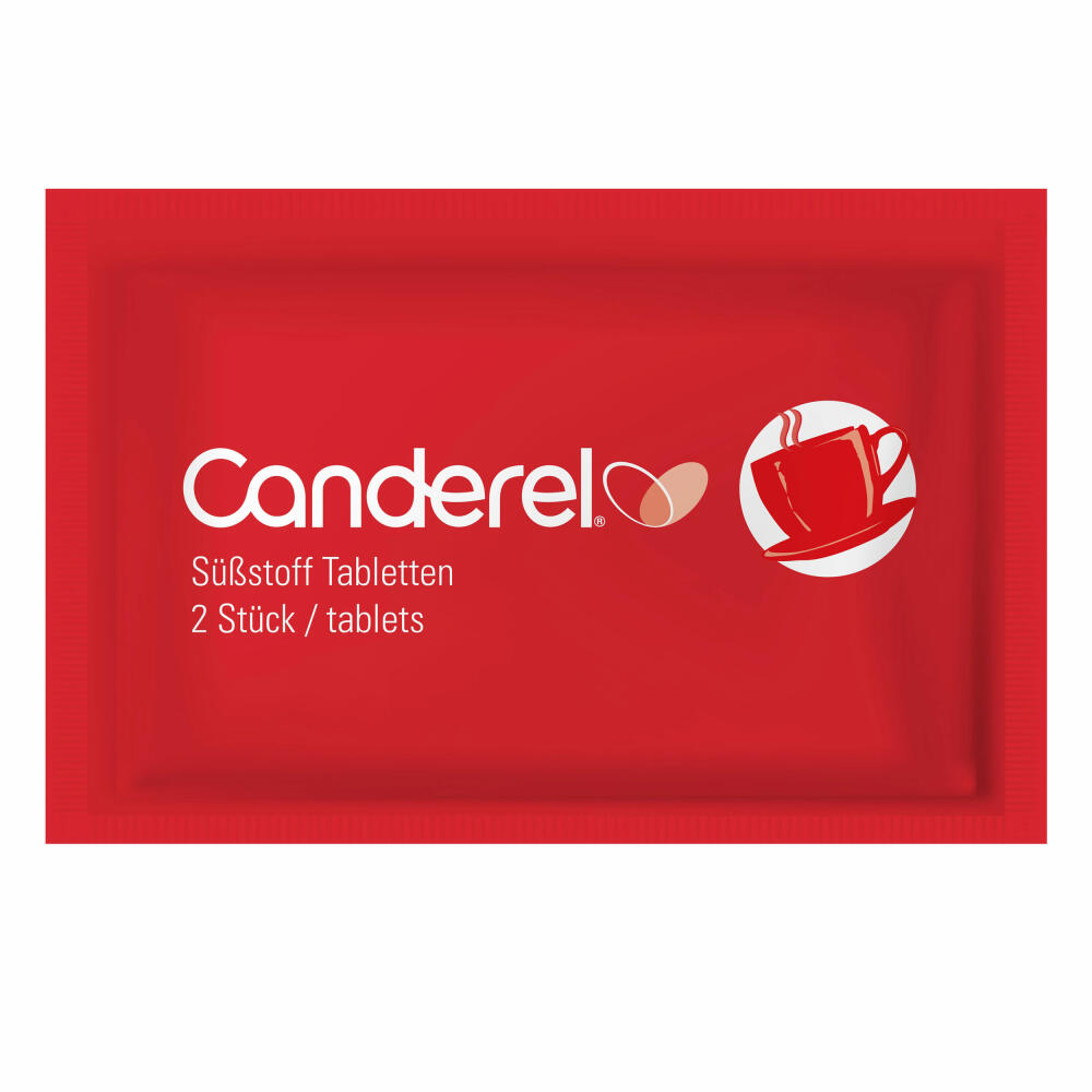 Canderel Süßstoff Tabs, Süßungsmittel für Gastro, Tafelsüße, 2000 x 2 Tabs