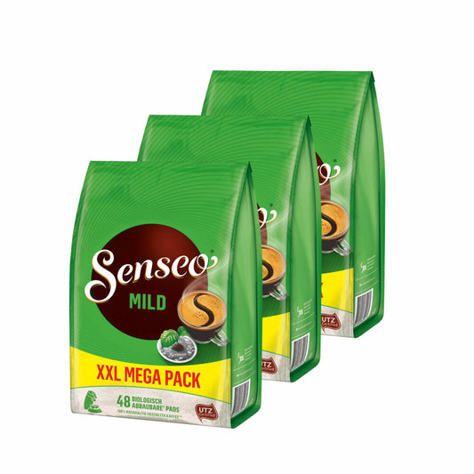 Senseo Kaffeepads Mild Roast, Feiner und Samtweicher Geschmack, Kaffee Pads für Kaffepadmaschinen, 144 Pads