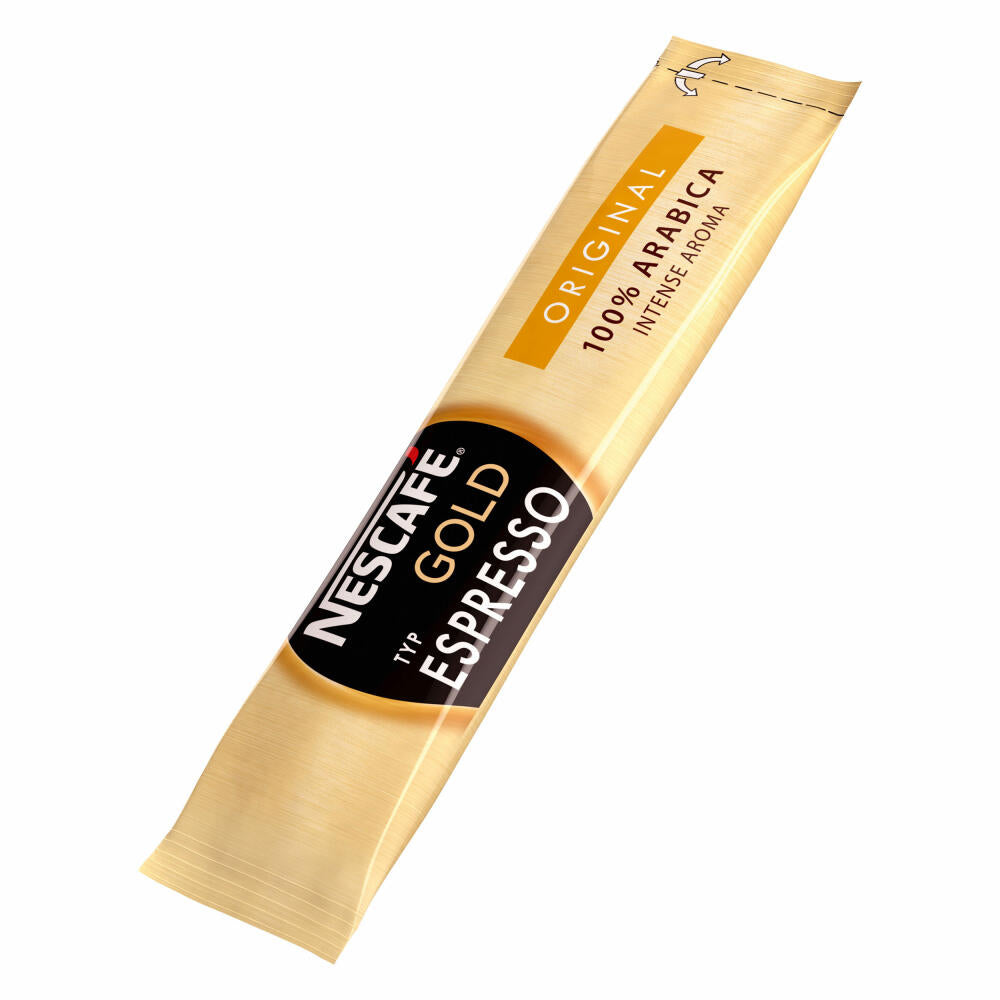 Nescafé Gold Typ Espresso, Löslicher Kaffee, Instantkaffee, Instant, Stick, 6 x 25 Sticks