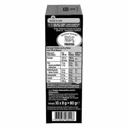 Nescafé 2in1 Sticks, Instant Coffee with Creamer, Instant Coffee, 10 Portion Sticks