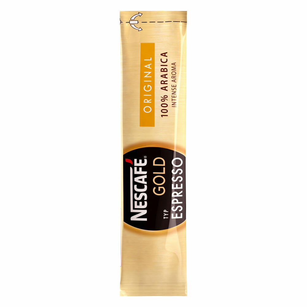 Nescafé Gold Typ Espresso, Löslicher Kaffee, Instantkaffee, Instant, Stick, 6 x 25 Sticks