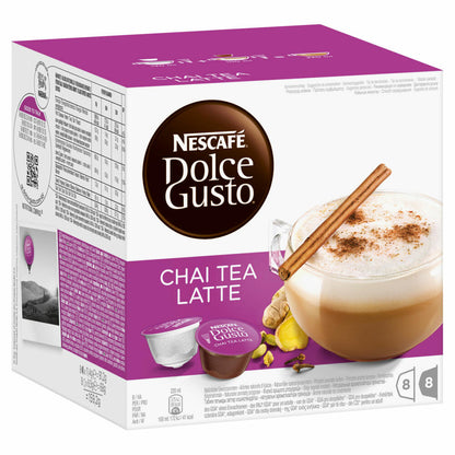 Nescafé Dolce Gusto Chai Tea Latte, Tee, Teekapsel, 2er Pack, 2 x 16 Kapseln (16 Portionen)