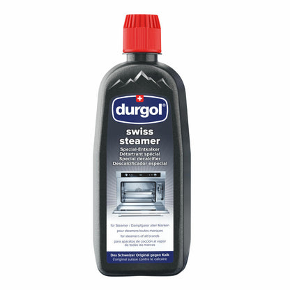 Durgol Swiss Steamer Spezial-Entkalker für hochwertige Steamer und Dampfgarer flüssig, 2er Set, 2 x 500 ml