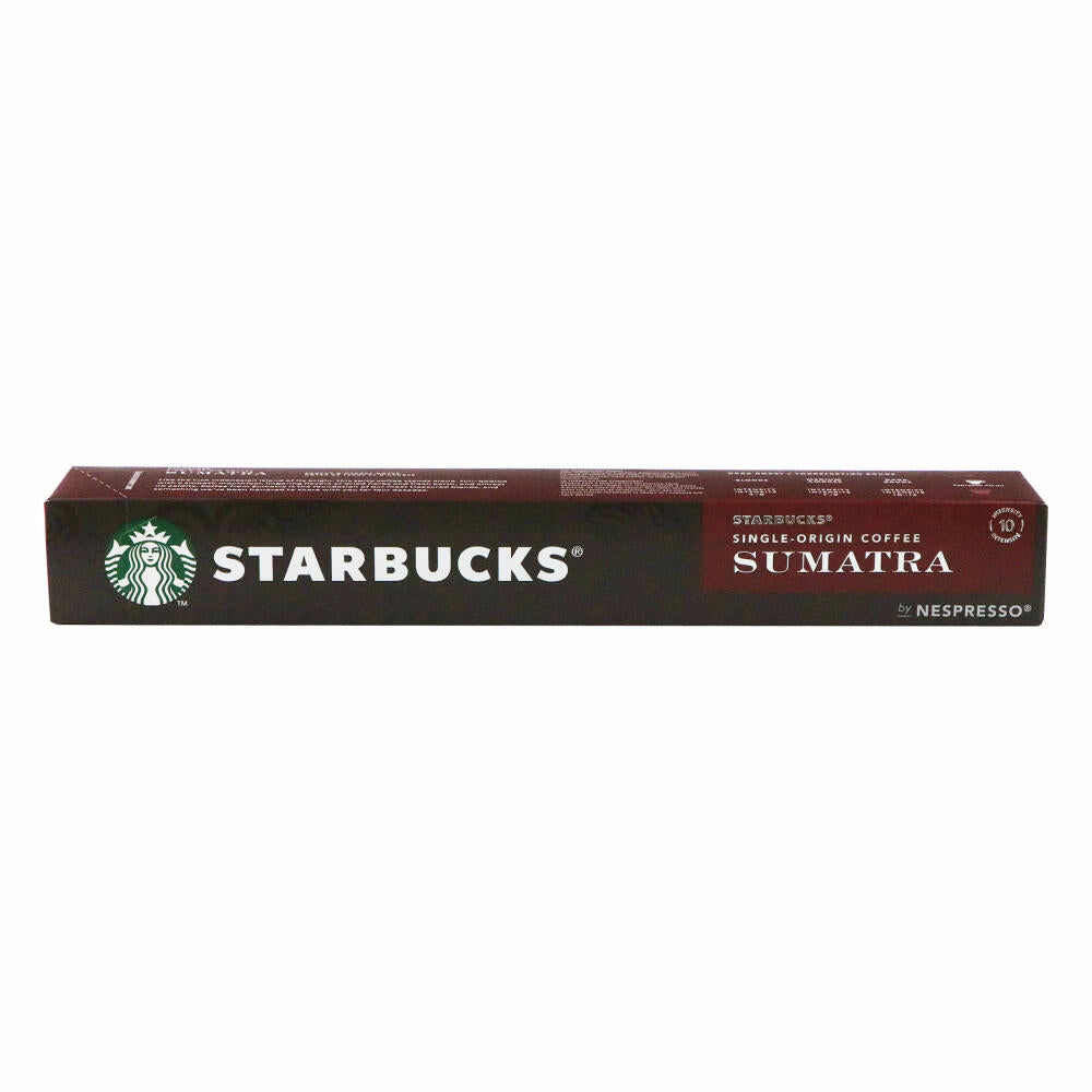 Starbucks Sumatra Kaffee 5er Set, Single Origin, Röstkaffee, Nespresso kompatibel, Kaffeekapseln, 5 x 10 Kapseln