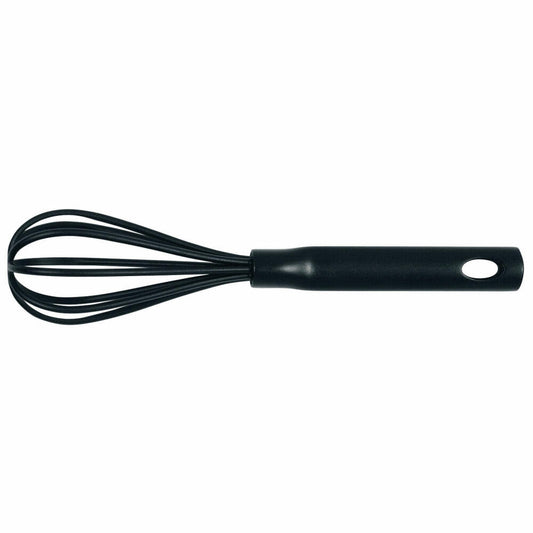 Brabantia Küchenhelfer Basic, Schaumschläger, Schneebesen, Rührbesen, Klein, Schwarz, 365287