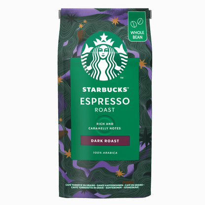 Starbucks Espresso Roast Kaffee, 3er Set, Dark Roast, Röstkaffee, Vollmundig, Ganze Bohnen, 3 x 200 g
