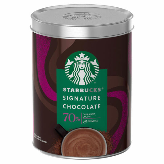 Starbucks Signature Chocolate 70%, cocoa powder, drinking chocolate, 300 g for 16 servings