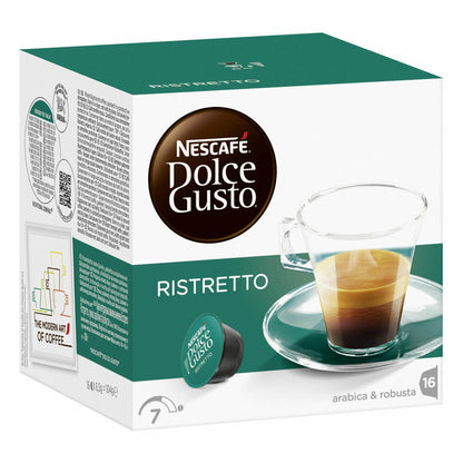 Nescafé Dolce Gusto Espresso Ristretto, Kräftig, Kaffee, Kaffeekapsel 4er Pack, 4 x 16 Kapseln