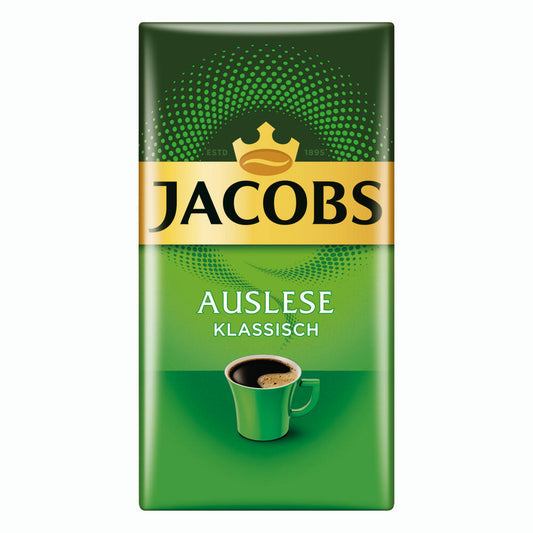 Jacobs Auslese Klassisch Gemahlen, gemahlener Röstkaffee, Filterkaffee, Kaffee, 500 g