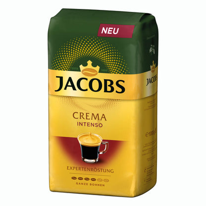 Jacobs Crema Italiano Expertenröstung, Bohnenkaffee, ganze Bohnen, Röstkaffee, Kaffeebohnen, 4000 g