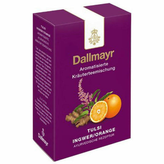 Dallmayr Ayurvedischer Tee - Tulsi, Entspannungstee, Rooibuschtee, Königin der Kräuter, Loser Tee, Fruchtig Würzig, 100 g