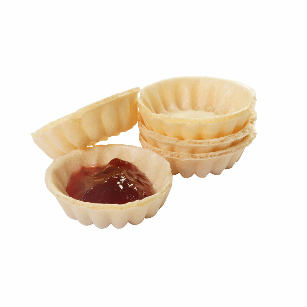 HELLMA Waffelschale für Brotaufstriche, essbares Schälchen, 1000 Stück