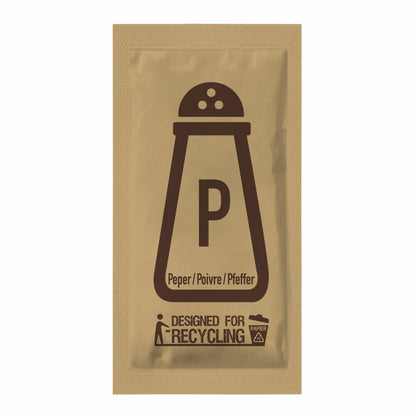 Hellma Pfeffer-Sachets nachhaltig, Schwarzer Pfeffer, Gemahlen, für Gastro und Hotel, 2000 x 0,15 g