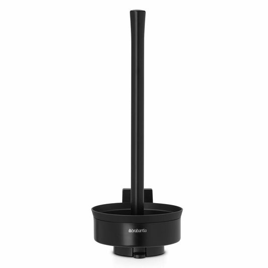 Brabantia Toilet Roll Dispenser De Luxe for 3 Rolls, Stainless Steel Black, 483462