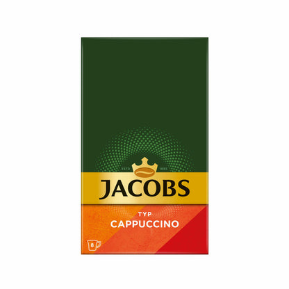 Jacobs Instant Cappuccino, Kaffeesticks, Cappuccino Sticks, löslicher Kaffee,  8 Sticks / 8 Portionen, 4090076
