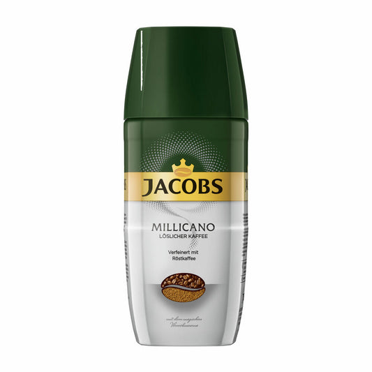 Jacobs Millicano Kaffeekomposition, löslicher Kaffee, Instantkaffee, 6er Pack, 6 x 100g