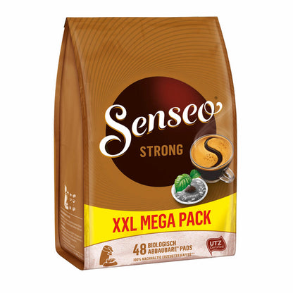 Senseo Kaffeepads Strong / Kräftig, Kraftvoller Geschmack, Kaffee, 48 Pads