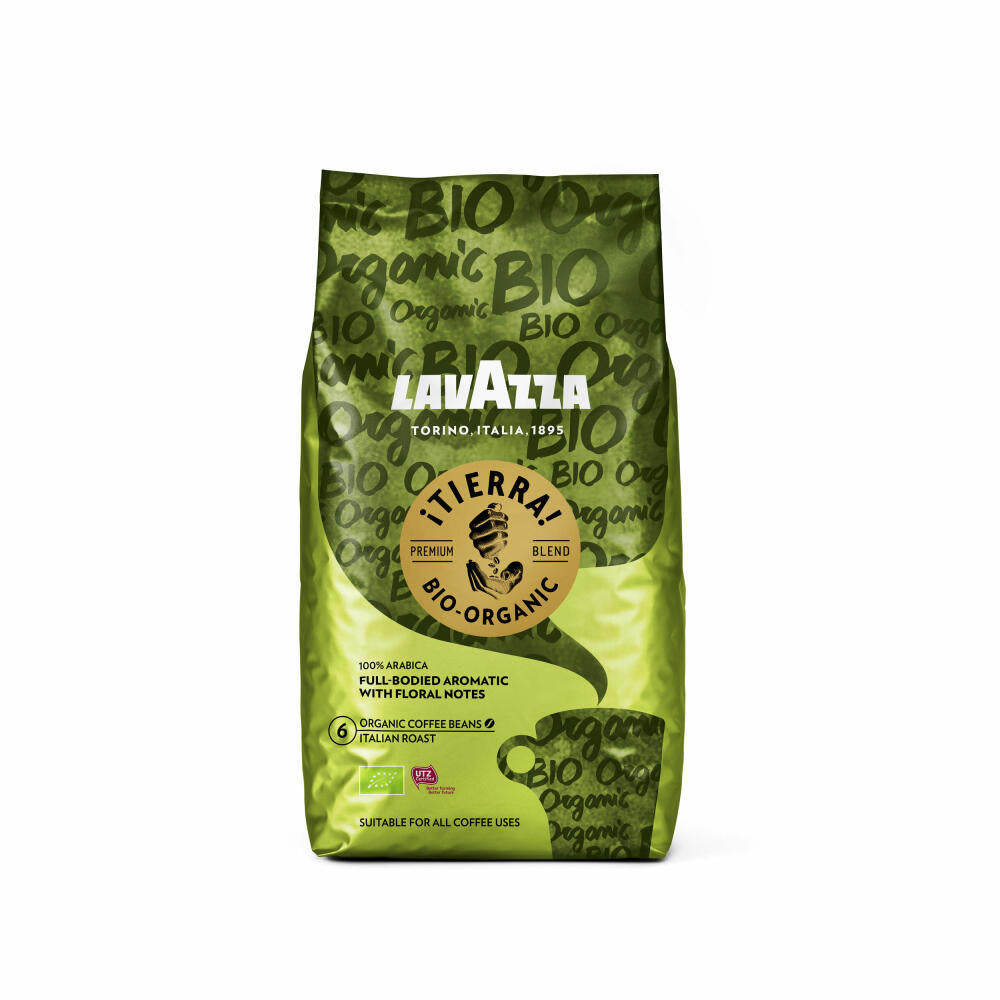 Lavazza Kaffee Tierra Bio Organic, ganze Bohnen, Bohnenkaffee, Set, 9 x 1000 g