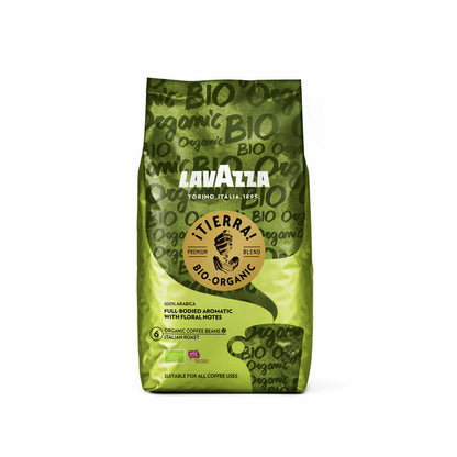 Lavazza Kaffee Tierra Bio Organic, ganze Bohnen, Bohnenkaffee, Set, 9 x 1000 g