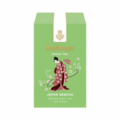 Dallmayr Grüner Tee - Japan Sencha, Grüner Tee, Japanischer Grüntee, Loser Tee, Fein / Herb, 100 g