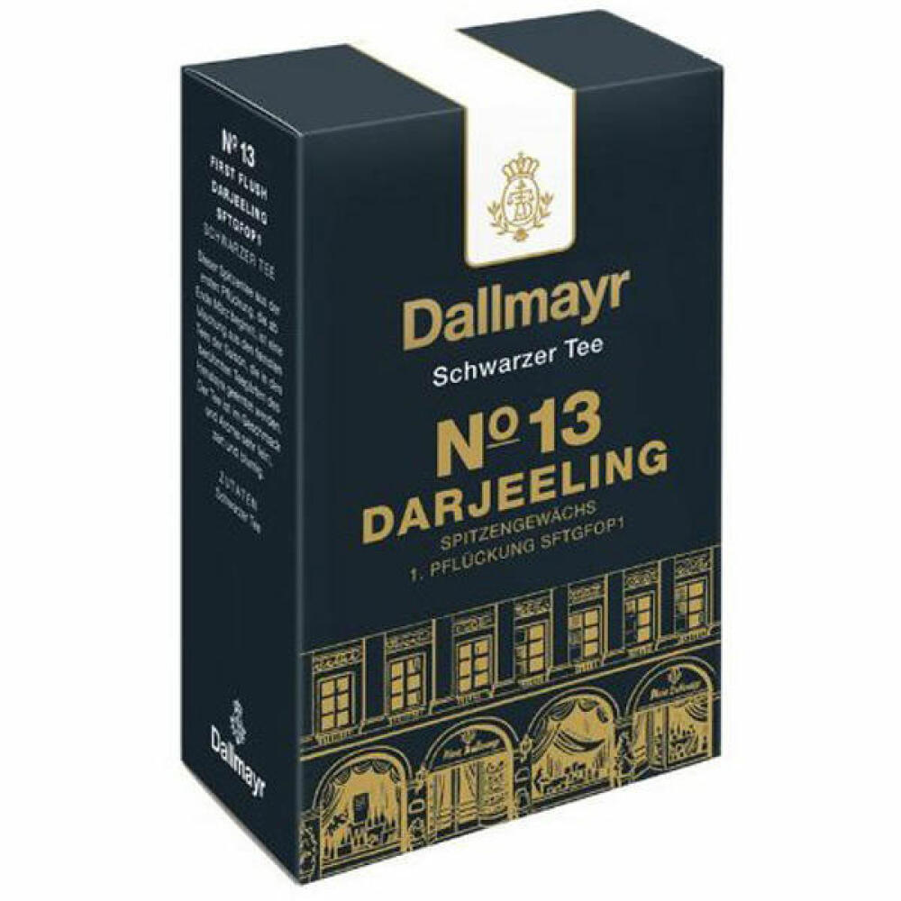 Dallmayr Black Tea - No. 13 Darjeeling First Flush, Black Tea, Loose Tea, Ceylon Tea, Delicate / Noble, 100 g