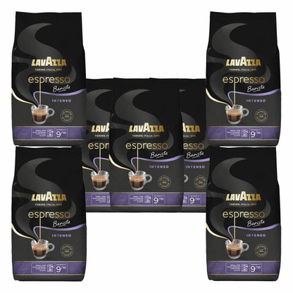 Lavazza Kaffee Espresso Barista Intenso, ganze Bohnen, Bohnenkaffee, Set, 7 x 1000 g